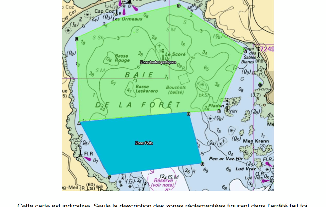 Arrêté navigation Coupe de Bretagne des Clubs BPGO 7 et 8 juin 2025 – Baie de la Forêt